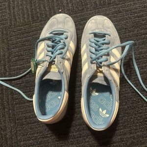 Adidas light blue suede spezials